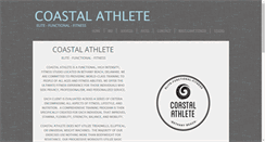 Desktop Screenshot of coastalathlete.com