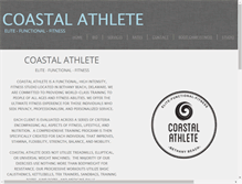 Tablet Screenshot of coastalathlete.com